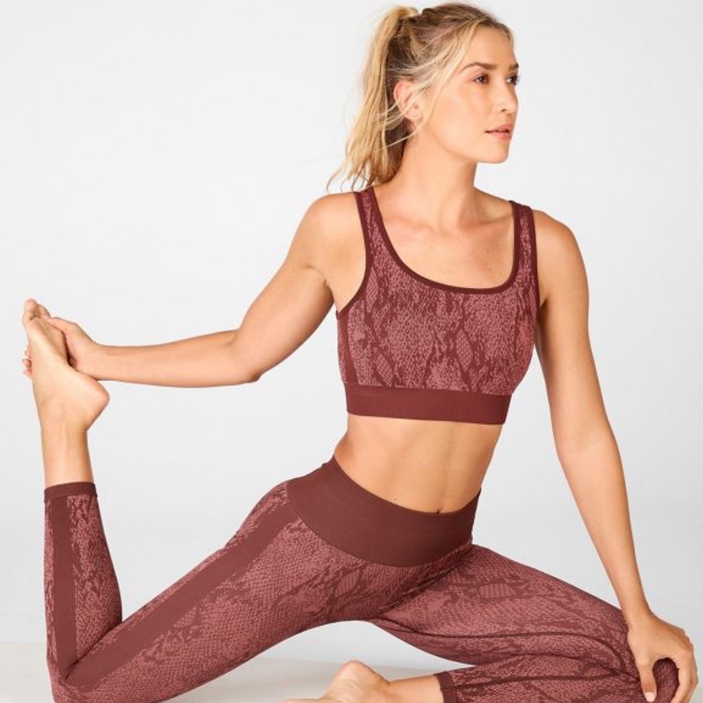 Fabletics Snakeskin Outfit NWOT